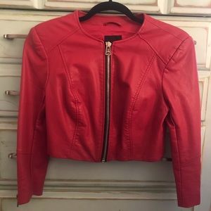 Bebe Leather jacket - cropped